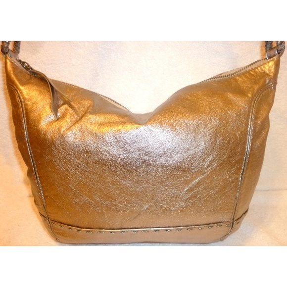 The Sak taupe metallic pig leather hobo - Picture 3 of 6